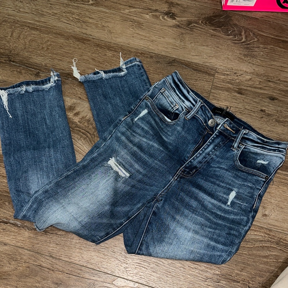 Risen Jeans Vintage Washed Straight Leg Jeans RDP1268 Women's 5/27 26.5" Inseam